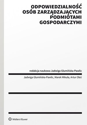 Odpowiedzialność osób zarządzających podmiotami gospodarczymi. Ujęcie publicznoprawne – ebook