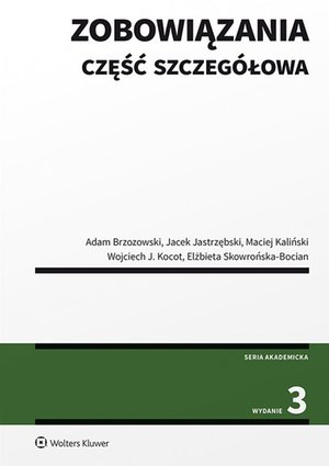 Zobowiązania. Część szczegółowa Podręcznik – ebook