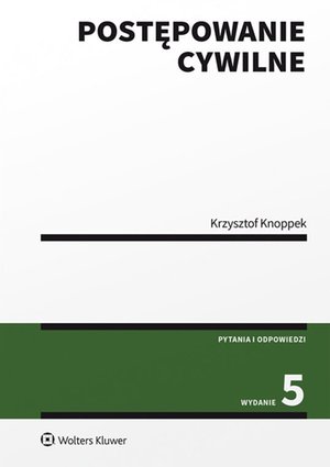 Postępowanie cywilne – ebook