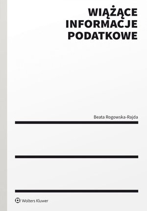 Wiążące informacje podatkowe – ebook