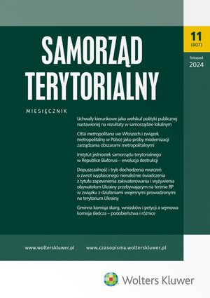 Samorząd Terytorialny. Nr 11/2024 – ebook