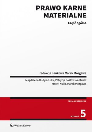 Prawo karne materialne. Część ogólna – ebook