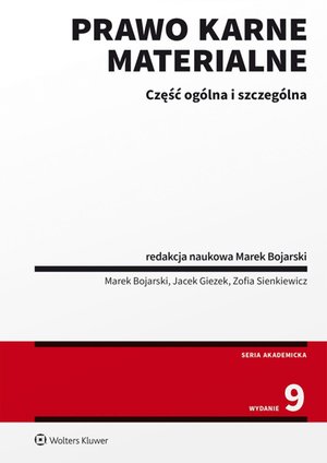 Prawo karne materialne. Część ogólna i szczególna – ebook