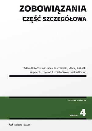 Zobowiązania. Część szczegółowa – ebook