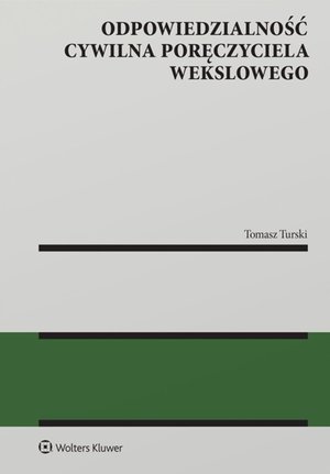 Odpowiedzialność cywilna poręczyciela wekslowego – ebook