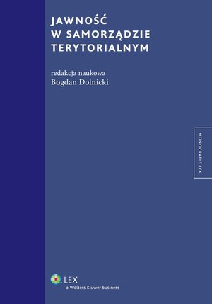 Jawność w samorządzie terytorialnym – ebook
