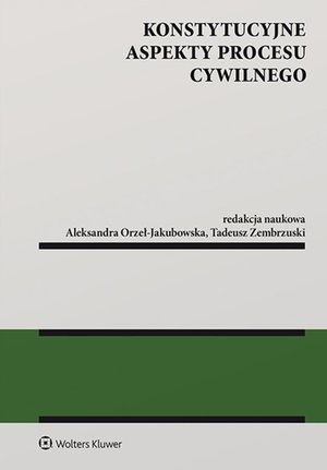 Konstytucyjne aspekty procesu cywilnego – ebook