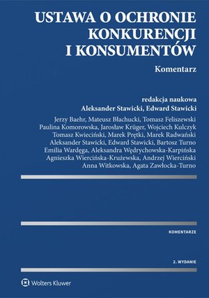 Ustawa o ochronie konkurencji i konsumentów. Komentarz – ebook