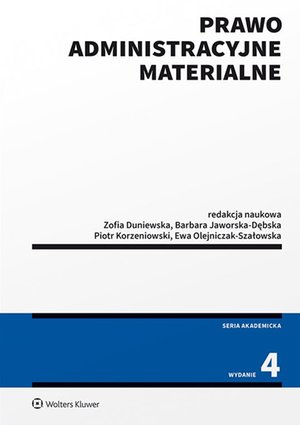Prawo administracyjne materialne – ebook