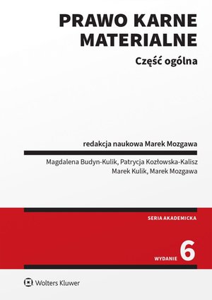 Prawo karne materialne. Część ogólna – ebook