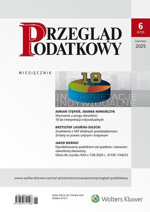 Przegląd Podatkowy. Numer 6/2025 – ebook