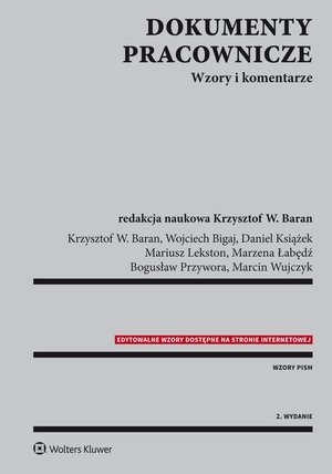 Dokumenty pracownicze. Wzory i komentarze – ebook