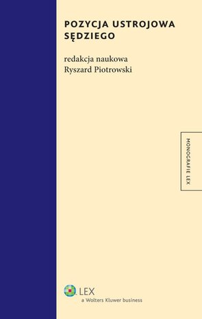 Pozycja ustrojowa sędziego – ebook