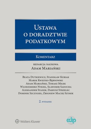 Ustawa o doradztwie podatkowym. Komentarz – ebook