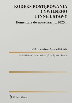 Kodeks postępowania cywilnego i inne ustawy. Komentarz do nowelizacji z 2025 roku – ebook