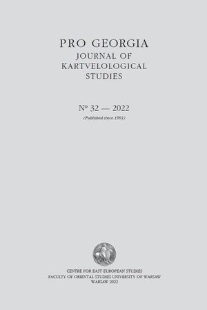 historia: Pro Georgia. Journal of Kartvelological Studies 2022/32 – eprasa