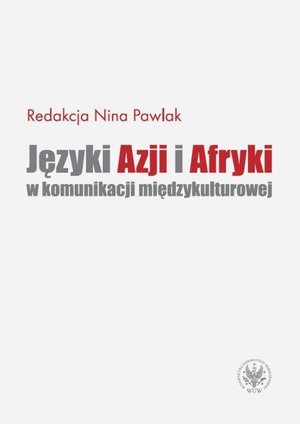 Języki Azji i Afryki w komunikacji międzykulturowej – ebook