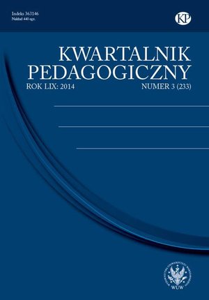 Kwartalnik Pedagogiczny 2014/3 (233) – eprasa