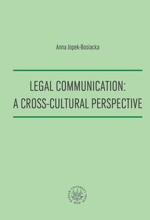 Legal Communication : A Cross-Cultural Perspective – ebook