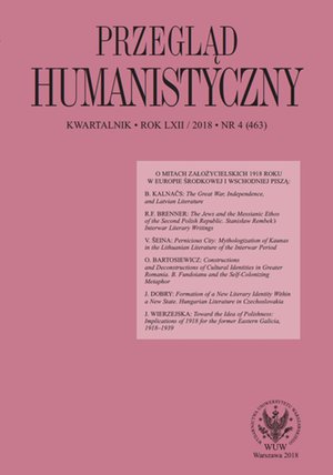 Przegląd Humanistyczny 2018/4 (463) – eprasa
