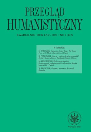 Przegląd Humanistyczny 2021/1 (472) – ebook