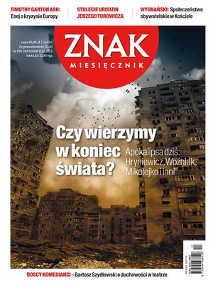 Miesięcznik Znak. Grudzień 2012 – eprasa