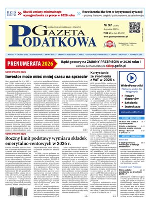 Gazeta Podatkowa – e-wydanie – 97/2025