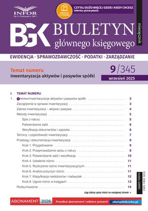 Biuletyn Głównego Księgowego – e-wydanie – 9/2025