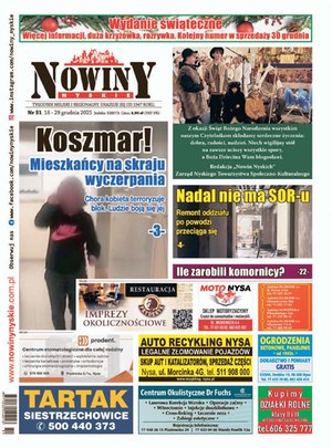 Nowiny Nyskie – e-wydania – 51/2025