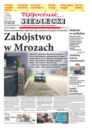 polityka, społeczno-informacyjne: Tygodnik Siedlecki – e-wydania – 49/2025