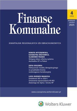 Finanse Komunalne – e-wydanie – 4/2025