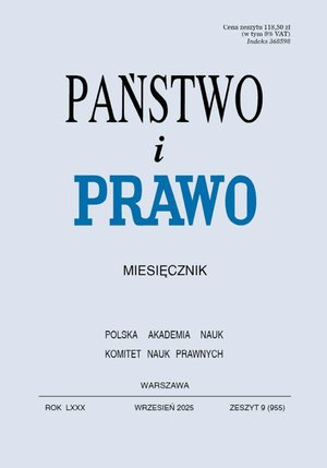 Państwo i Prawo – e-wydanie – 9/2025