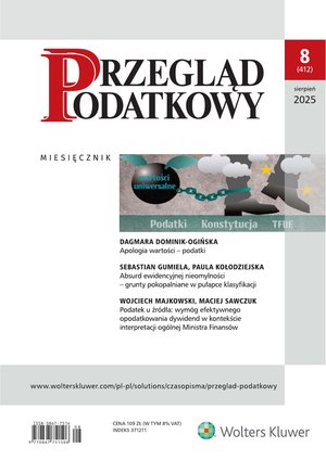 Przegląd Podatkowy – e-wydanie – 8/2025