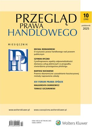 Przegląd Prawa Handlowego – e-wydanie – 10/2025