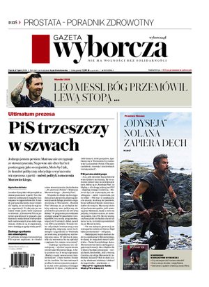 dzienniki: Gazeta Wyborcza - Warszawa – e-wydanie – 165/2026
