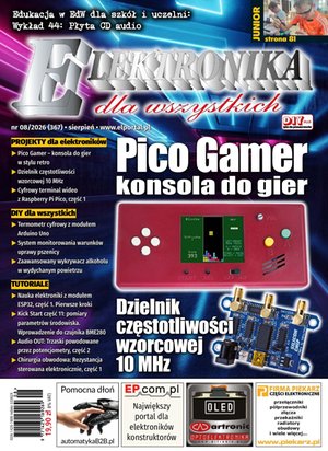 komputery, internet, technologie, informatyka: Elektronika dla Wszystkich – e-wydanie – 8/2026