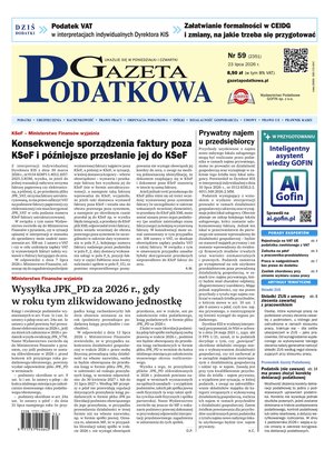 Gazeta Podatkowa – e-wydanie – 59/2026