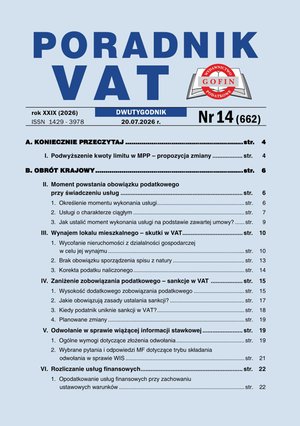 Poradnik VAT – e-wydania – 14/2026
