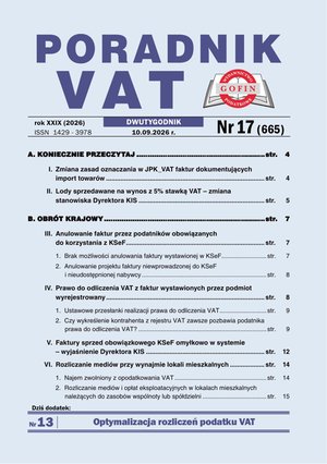 Poradnik VAT – e-wydania – 17/2026