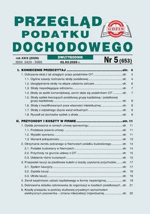 Przegląd Podatku Dochodowego – e-wydania – 5/2026