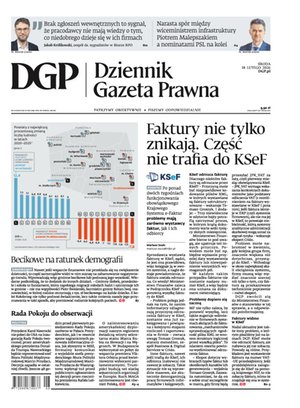 Dziennik Gazeta Prawna – e-wydanie – 33/2026
