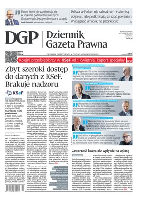 Dziennik Gazeta Prawna – e-wydanie – 61/2026