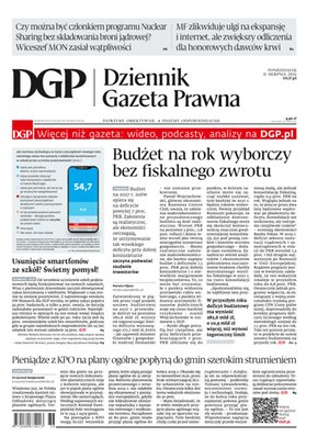 Dziennik Gazeta Prawna – e-wydanie – 168/2026