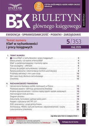 Biuletyn Głównego Księgowego – e-wydanie – 5/2026
