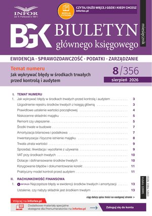 Biuletyn Głównego Księgowego – e-wydanie – 8/2026