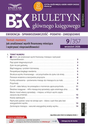 Biuletyn Głównego Księgowego – e-wydanie – 9/2026
