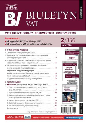 Biuletyn VAT – e-wydanie – 2/2026