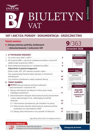 Biuletyn VAT – e-wydanie – 9/2026
