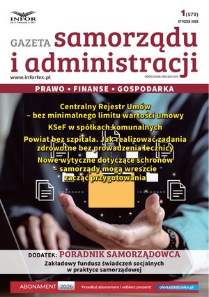 Gazeta Samorządu i Administracji – e-wydanie – 1/2026