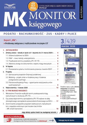 Monitor Księgowego – e-wydanie – 3/2026